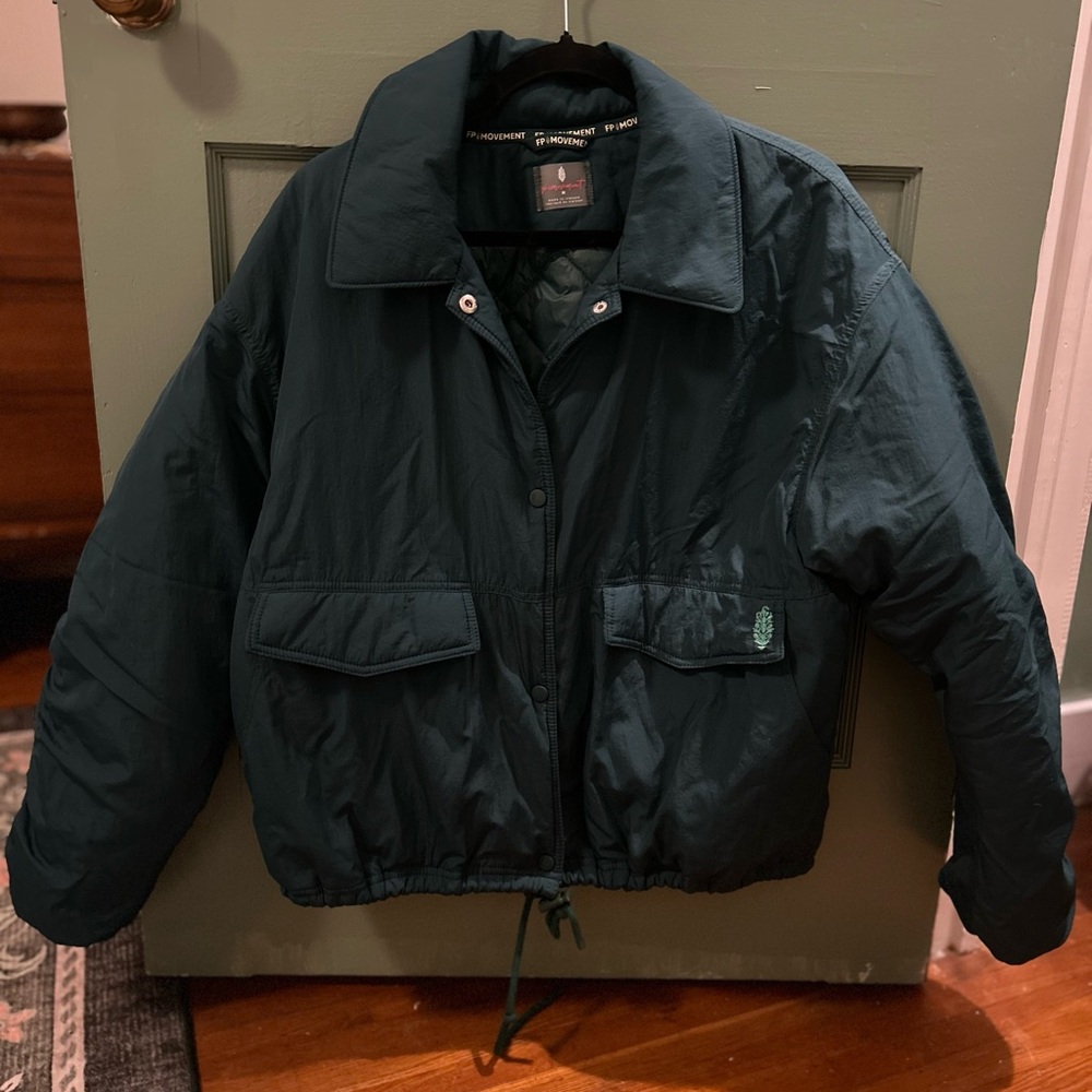 FP Movement by Free People Teal Green Puffer Jacket